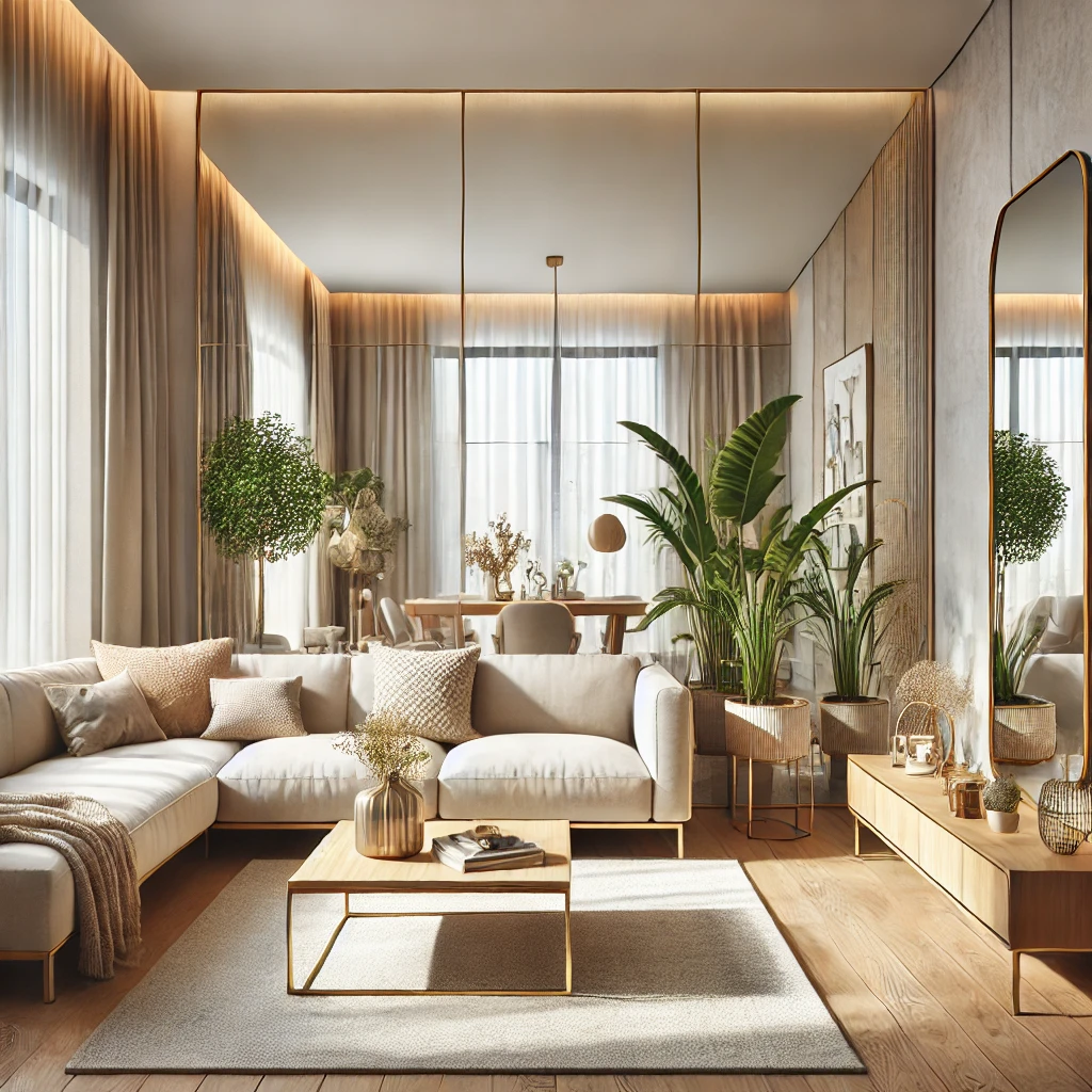 Interior Design using mirrors